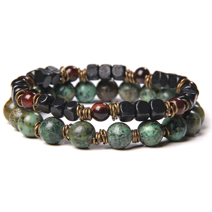 Rock Style Beads Stone Bracelet for and / Stylish Hand Jewelry