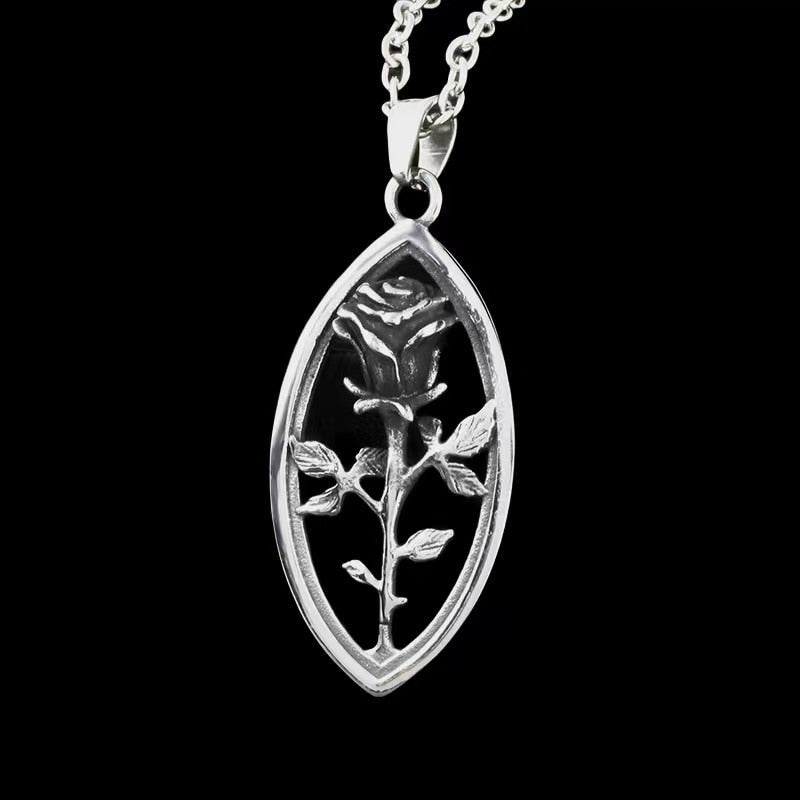 Rose Marquise Pendant