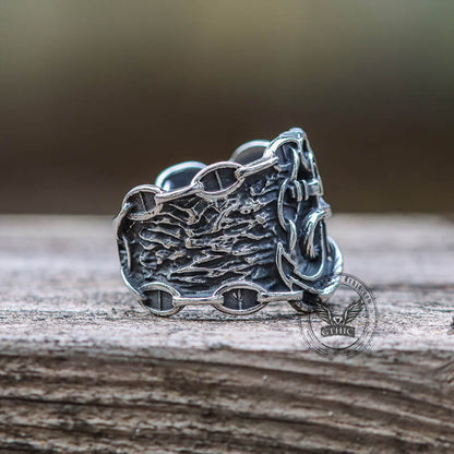 Sailor Anchor Stainless Steel Marine Ring