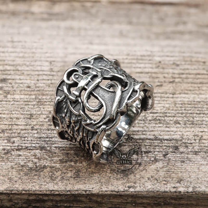 Sailor Anchor Stainless Steel Marine Ring
