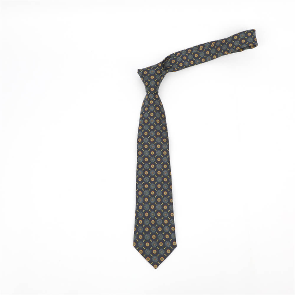 Simple Polka Dot Print Polyester Tie