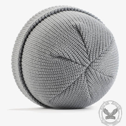 Simple Color Cuffed Beanie Hat