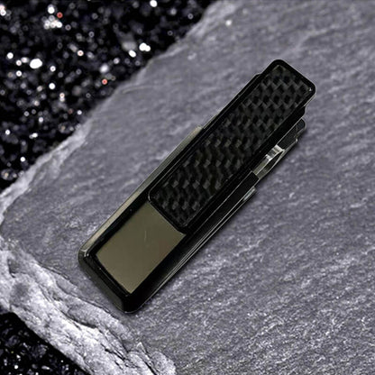 Simple Color Plaid Alloy Money Clip