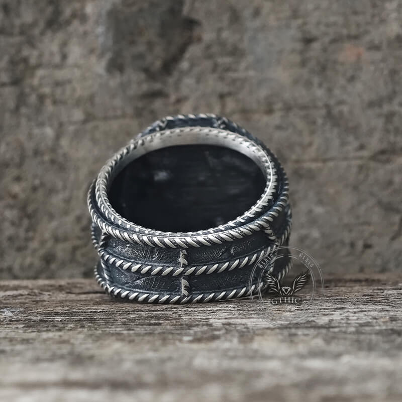 Skeleton Bones Sterling Silver Skull Ring