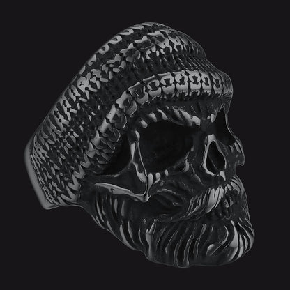Skull Skeleton Stainless Steel Ring for