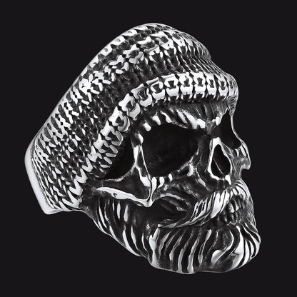 Skull Skeleton Stainless Steel Ring for