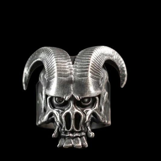 Skull of the Baphomet Ring