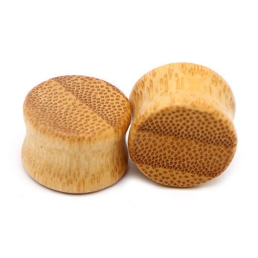 Bamboo Wood Ear Plugs Jewelry / Gauges Flesh Tunnel Expander