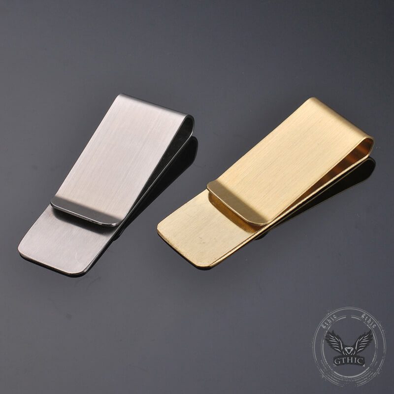 Color Simple Alloy Money Clip