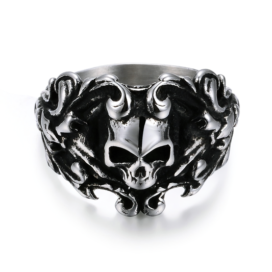 Stainless Steel Biker Jewellery for and / Skull Ring