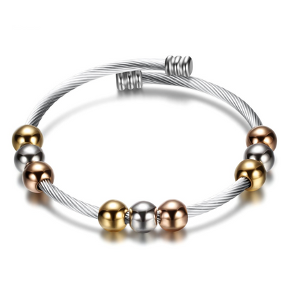 Stainless Steel Bracelet in Gold and Silver Colour / Bracelet in Original Style