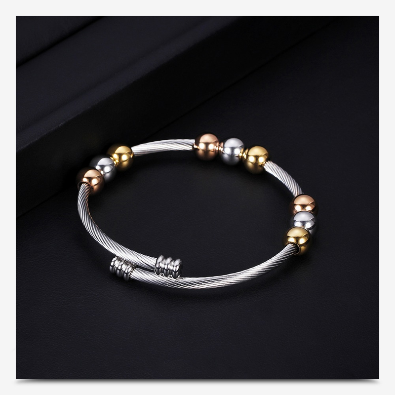 Stainless Steel Bracelet in Gold and Silver Colour / Bracelet in Original Style