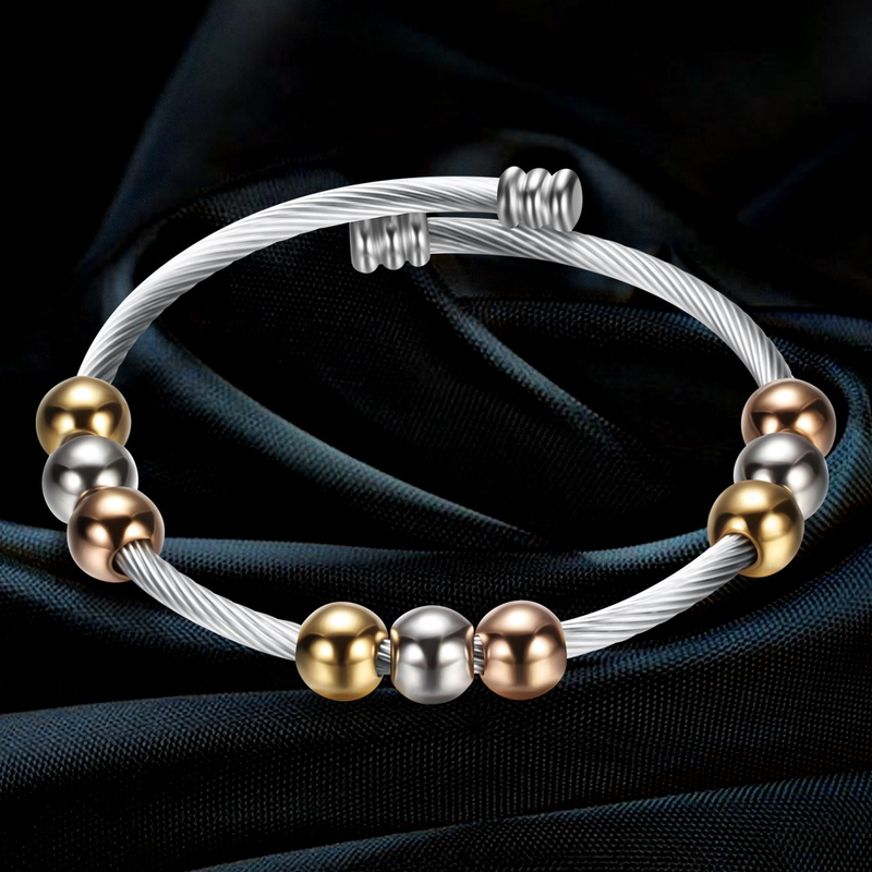 Stainless Steel Bracelet in Gold and Silver Colour / Bracelet in Original Style