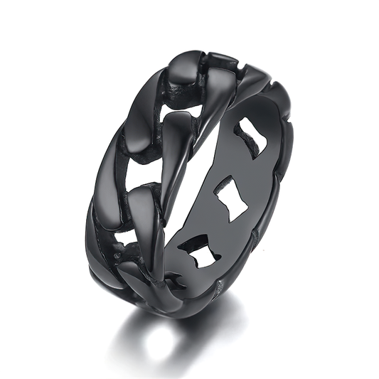 Stainless Steel Chain Link Ring / Jewellery for and