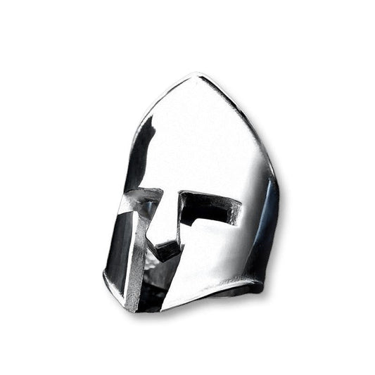 Stainless Steel Knight Helmet Ring / Alternative Jewelry