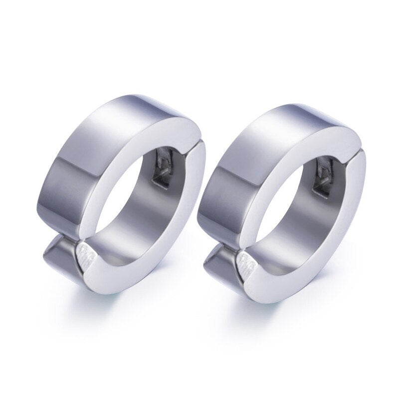Stainless Steel Stud Earrings / Cool Jewelry Gift for and in Alternative