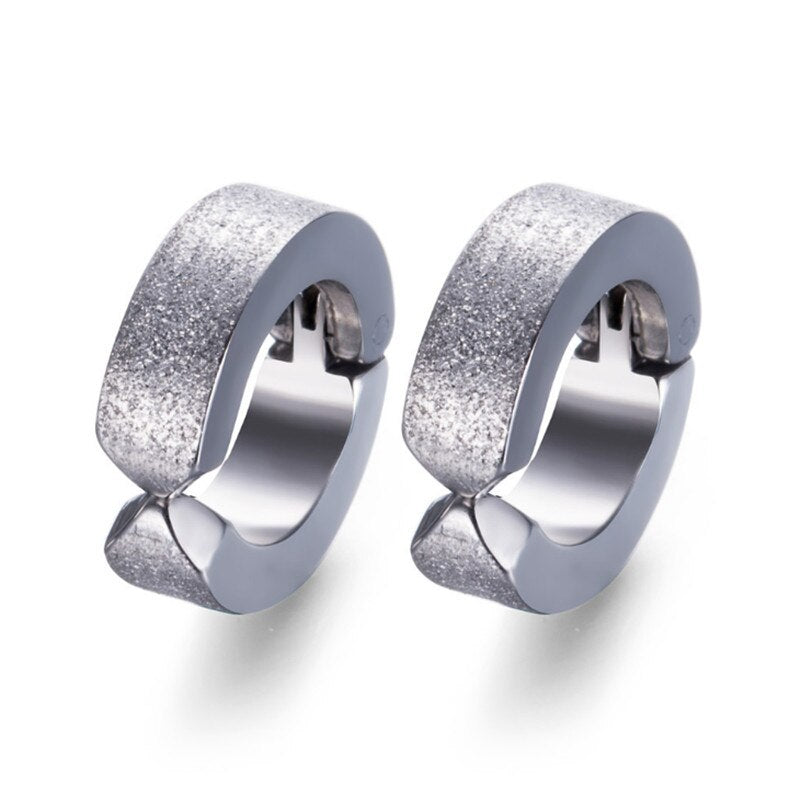 Stainless Steel Stud Earrings / Cool Jewelry Gift for and in Alternative