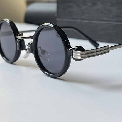 Steampunk Uv Protection Round Pc Sunglasses