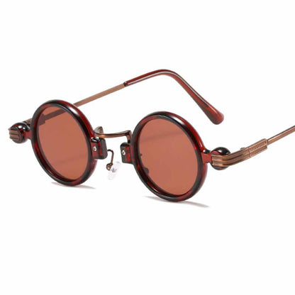 Steampunk Uv Protection Round Pc Sunglasses