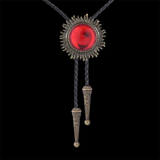 Sun Design Gem-set Alloy Bolo Tie