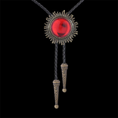 Sun Design Gem-set Alloy Bolo Tie