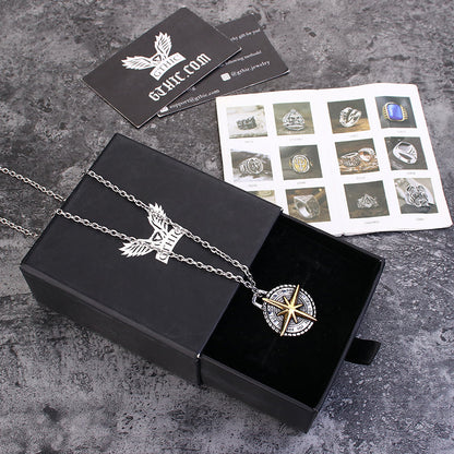 The North Star Stainless Steel Pendant