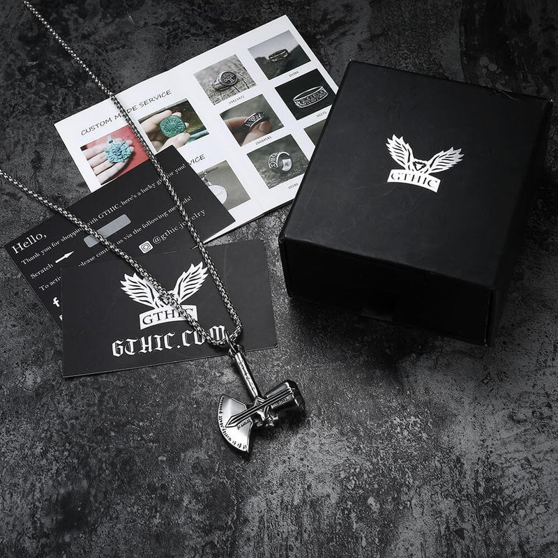 The Stormbreaker Stainless Steel Pendant