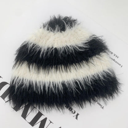 Thick Stripes Nylon Beanie Hat