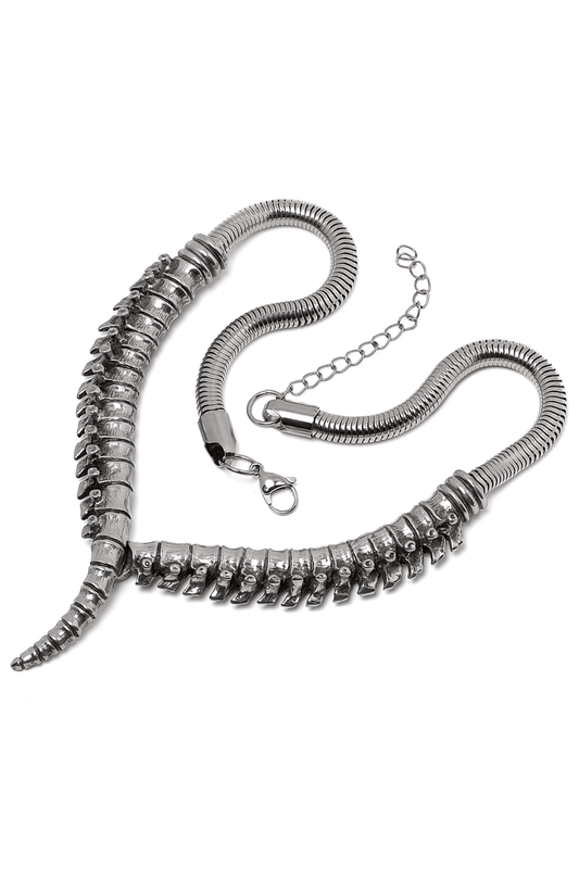 Thoracic Vertebrae-inspired Spine Collar Necklace