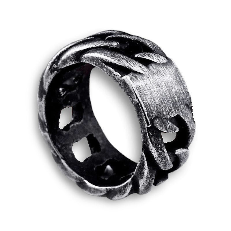 Titanium Steel Biker Chain Ring / Personality Retro Stainless Steel Jewelry