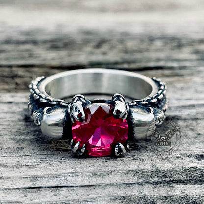 Treasure Keeper Sterling Silver Skull Ring