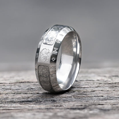 Tree of Life Knot Stainless Steel Band Ring