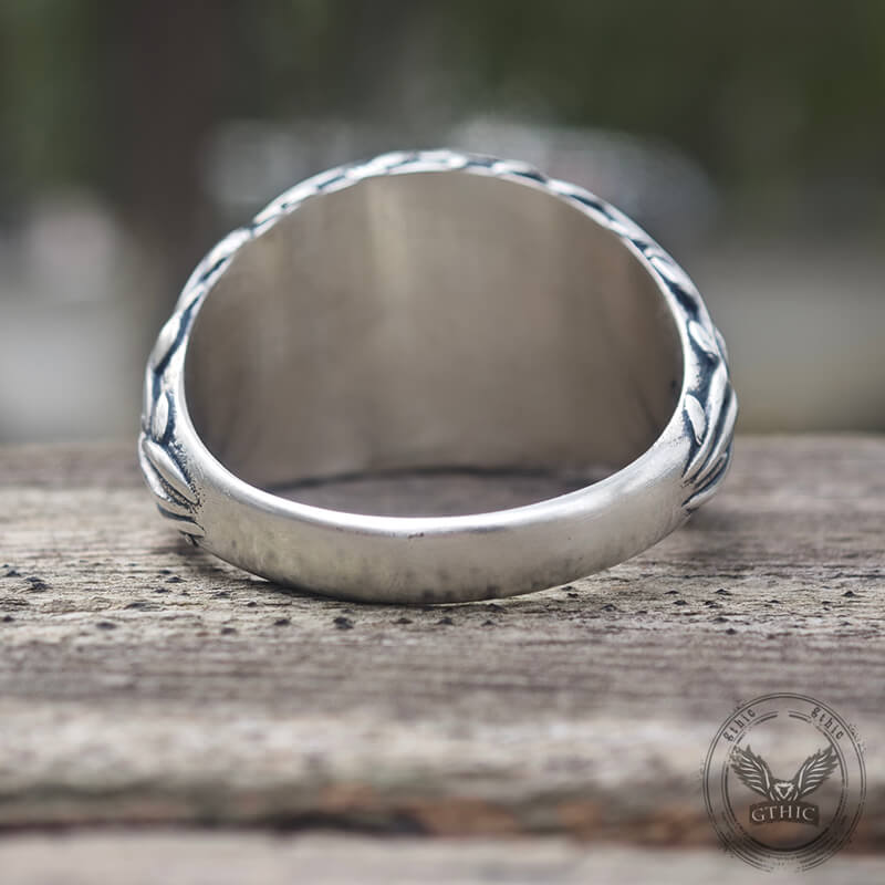 Tree of Life Yggdrasil Sterling Silver Viking Ring