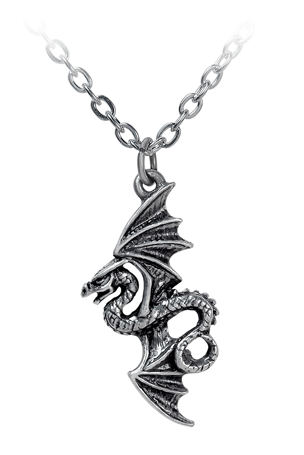Dark Gothic Flight of Airus Dragon Pendant