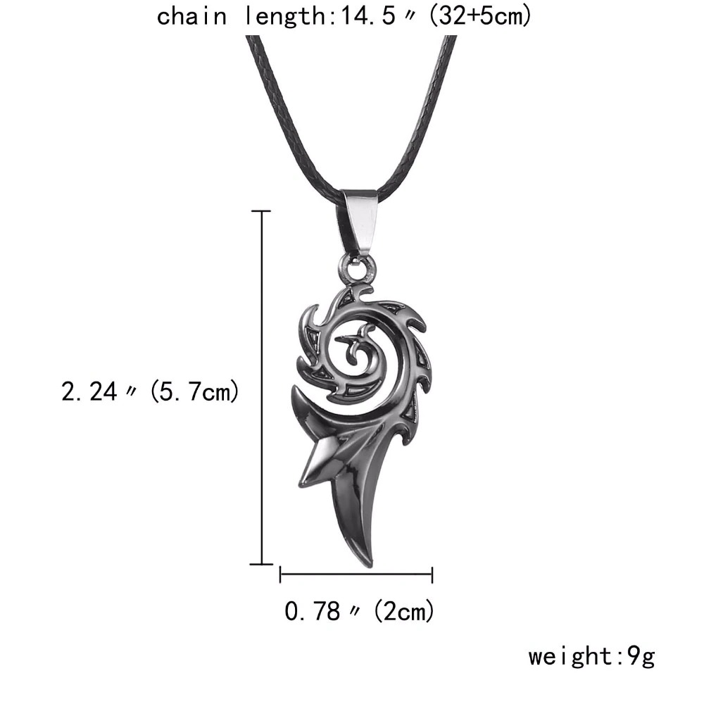 Rock Style Pendant / Stainless Steel Necklace / Cool Dragon Flame Pendant