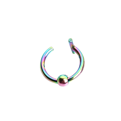 Stainless Steel Jewelry / Cool Steel Piercing / Rock Style Faux Body Piercing