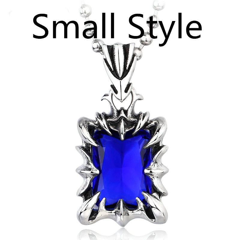Stainless Steel Pendant With Stone / Accessories / Gothic Style