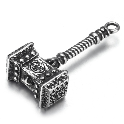Viking Pendant / Nordic Jewelry Mjolnir Thor's / Amulet Stainless Steel Hammer