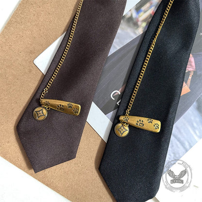 Versatile Bear Round-head Brooch Decorative Tie