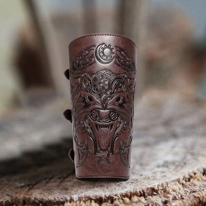 Viking Fenrir Wolf Warrior Bracers
