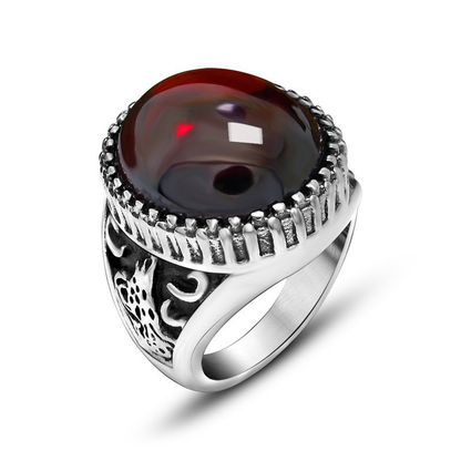 Design and Rings With Big Stone / Cool Stainless Steel Jewelry