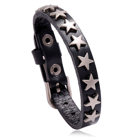 Pu Leather Bracelet for and / Gothic Jewelry for Everybody