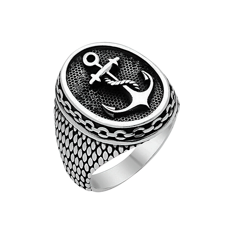 Ring of Anchor for and / Stainless Steel Alternative Jewelry