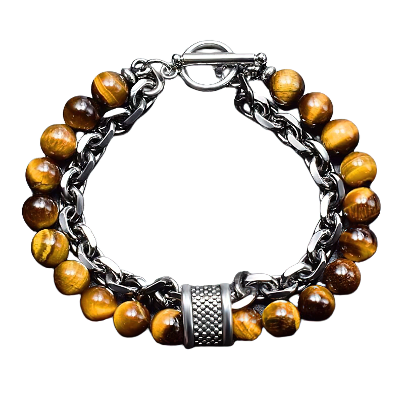 Jewelry / Cool Stainless Steel Bracelet With Stones / Rock Style Alloy Bracelet