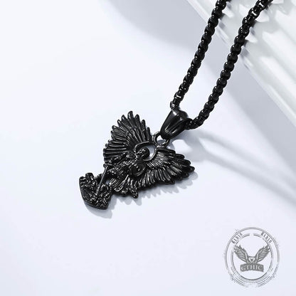 Archangel Saint Michael Stainless Steel Pendant
