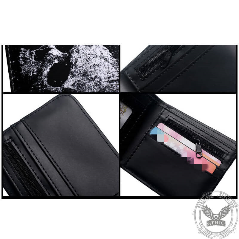 Bat Skull Bifold Wallet