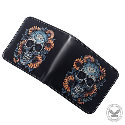 Bat Skull Bifold Wallet
