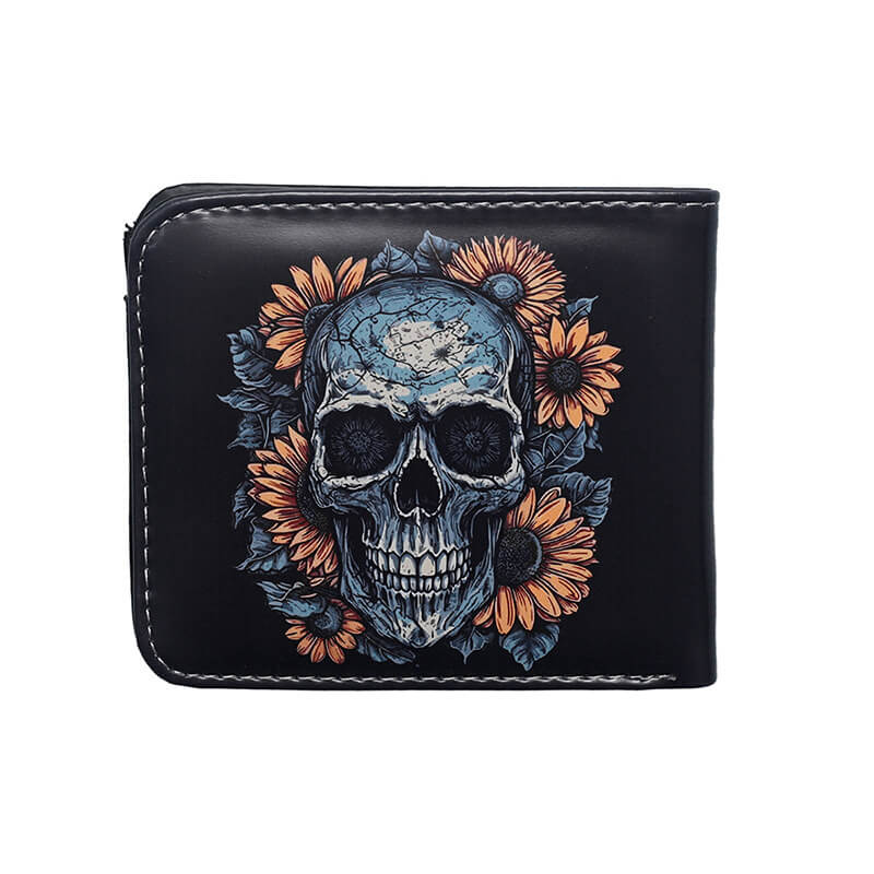 Bat Skull Bifold Wallet