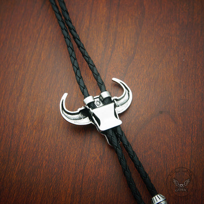 Bull Head Western Cowboy Zinc Alloy Bolo Tie