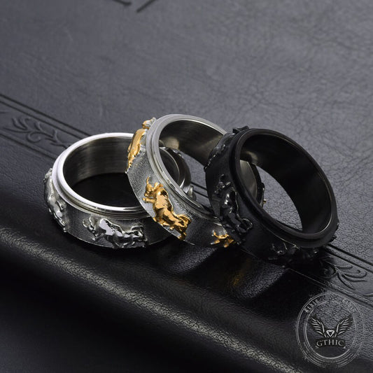 Bull Stainless Steel Spinner Ring